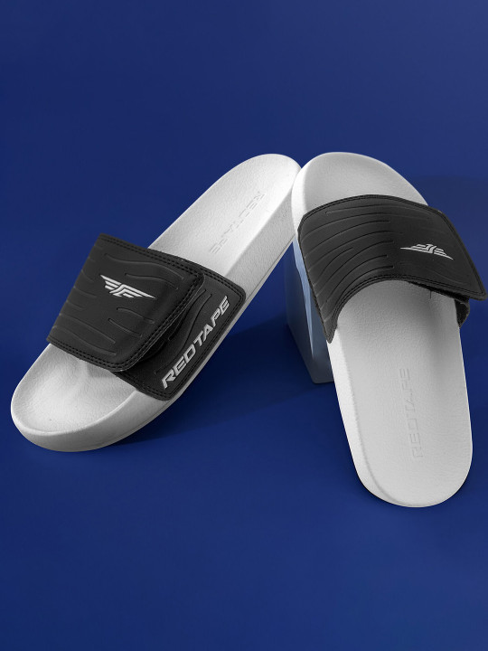 Red Tape Men Open Toe Sliders