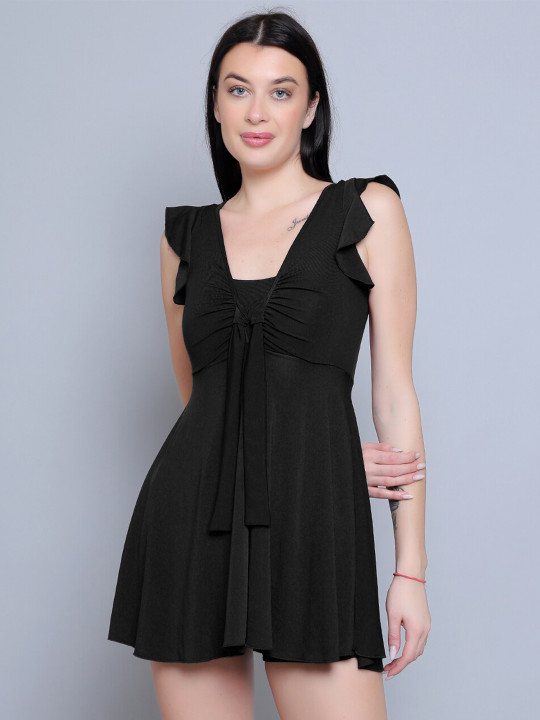 N-Gal Padded V-Neck Swim Dress