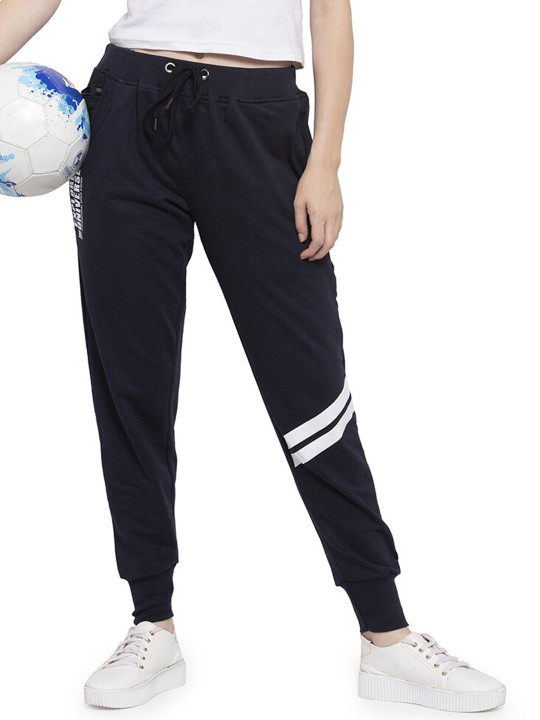 UZARUS Women Regular Fit Mid-Rise Cotton Joggers