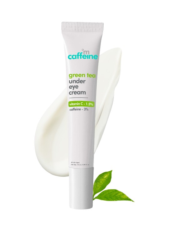 mCaffeine Green Tea Under Eye Cream to Reduce Fine L