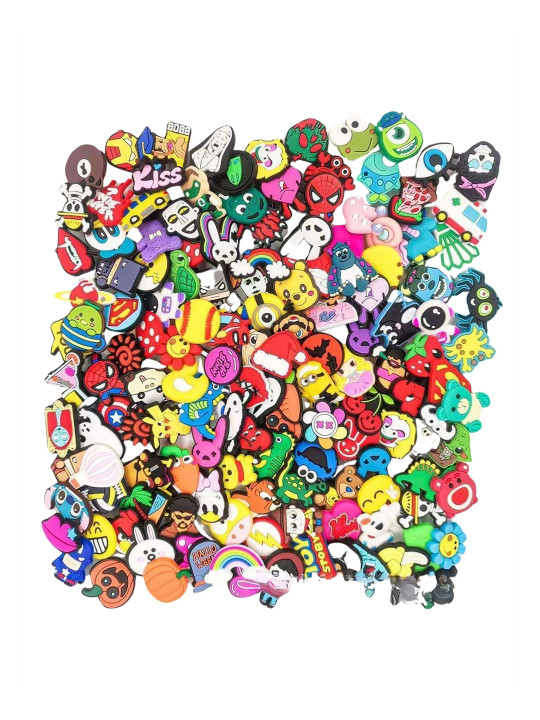 Pinapes Set Of 6 Assorted Jibbitz
