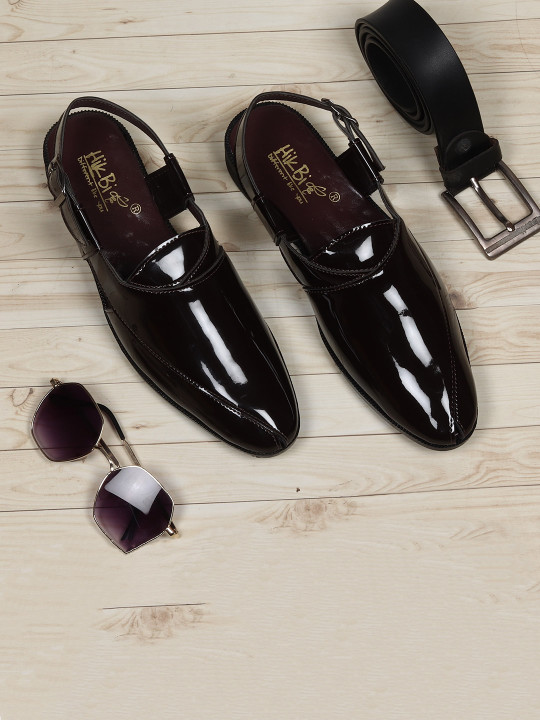 HikBi Men Lightweight Leather Shoe-Style Sandals