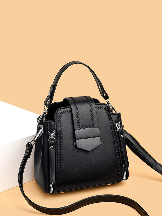 Diva Dale PU Structured Sling Bag
