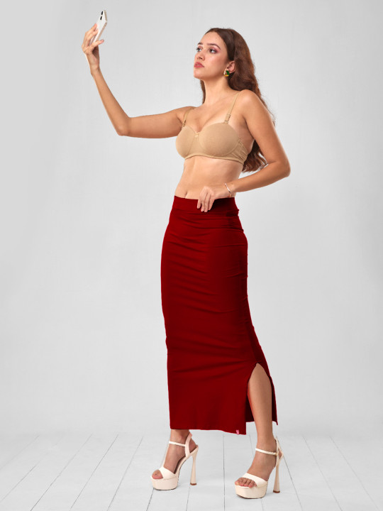 LYRA Snug Fit Mid-Rise Cotton Saree Shapewear