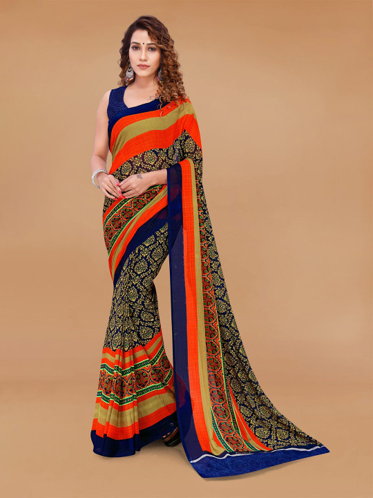 Moda Rapido Ethnic Motifs Printed Saree