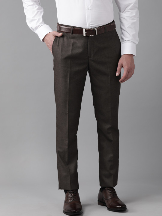 Blackberrys Men B-91 Slim Fit Formal Trousers