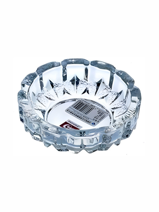 Navyaksh Turtle with Plate White Crystal Matte Prayer Room Small Showpiece -