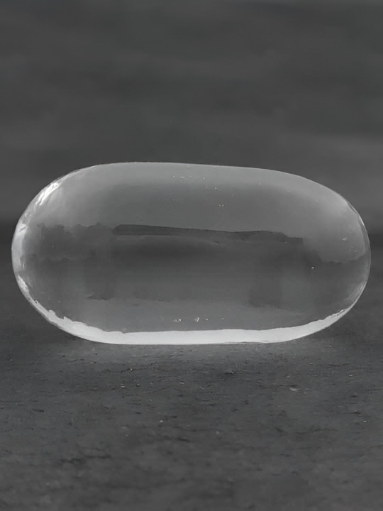 Navyaksh Transparent Crystal Glossy Living Room Small Showpiece - 1 Inches