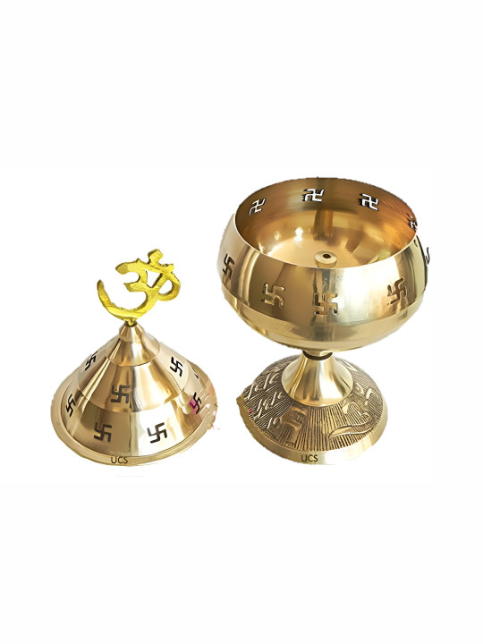 Navyaksh Brass 2 Piece Diwali Diyas