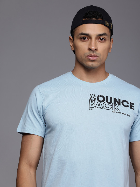HRX by Hrithik Roshan Men Lifestyle Typography T-shirt