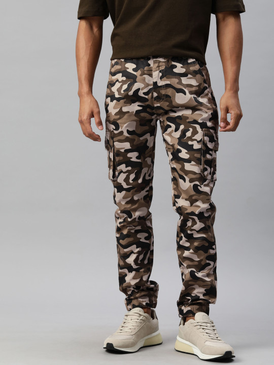 ADBUCKS Men Camouflage Printed Joggers