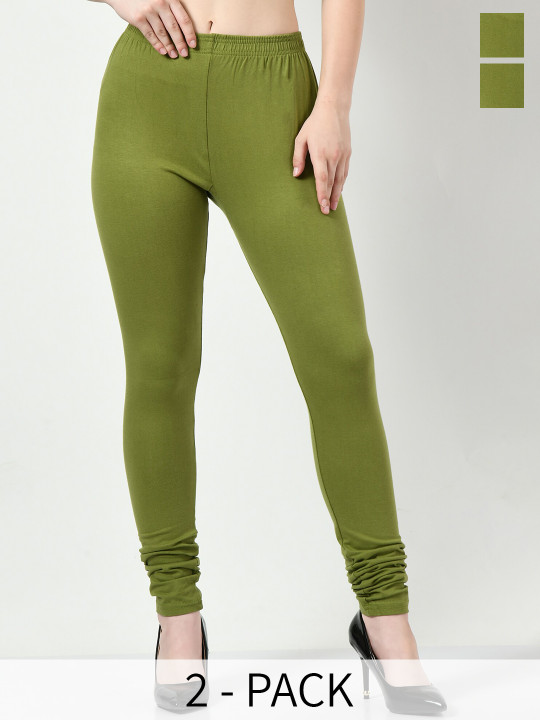 BAESD Pack Of 2 Churidar Length Leggings