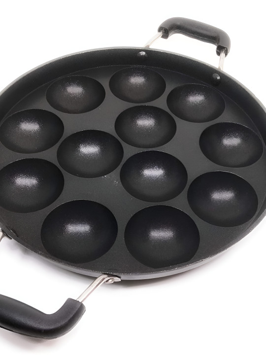 RBGIIT Black Aluminium Dishwasher and Microwave Safe Idli Maker
