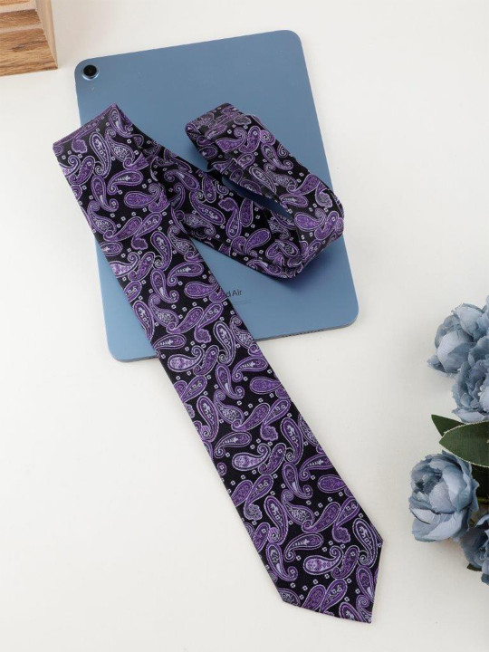 Alvaro Castagnino Men Printed Silk Skinny Tie