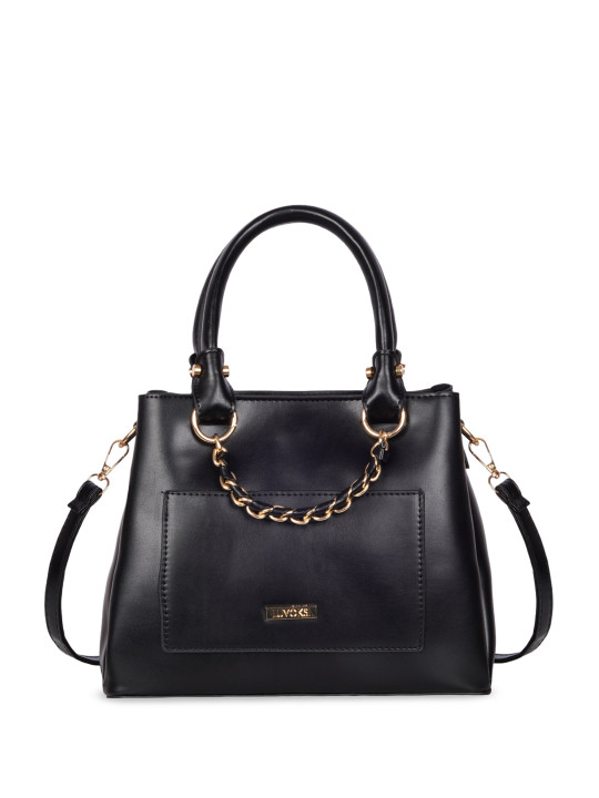 Luvoksi PU Structured Handheld Bag with Tasselled