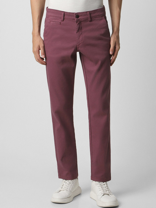 Van Heusen Sport Men Mid-Rise Slim Fit Regular Trouser