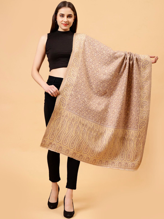 Moda Chales Women Paisley Woven Design Shawl
