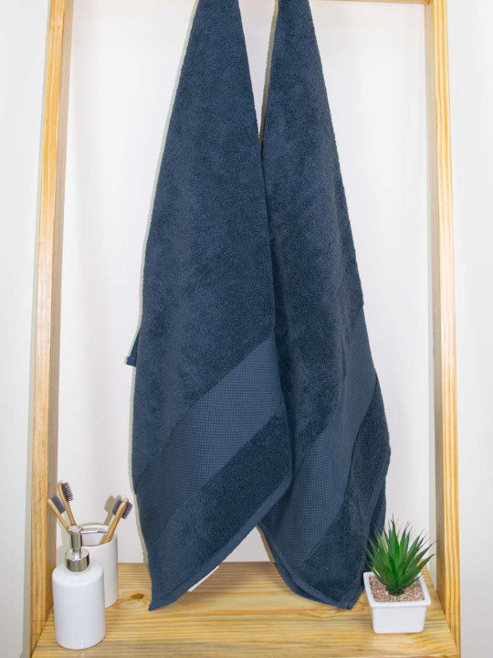 Aura Novelty Earthly Egyption 600GSM Super Soft 2PCs Adult Regular Bath Towel-35x71In