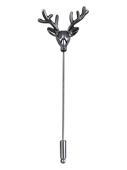 Mahi Men Deer Shaped Lapel Pin Brooch
