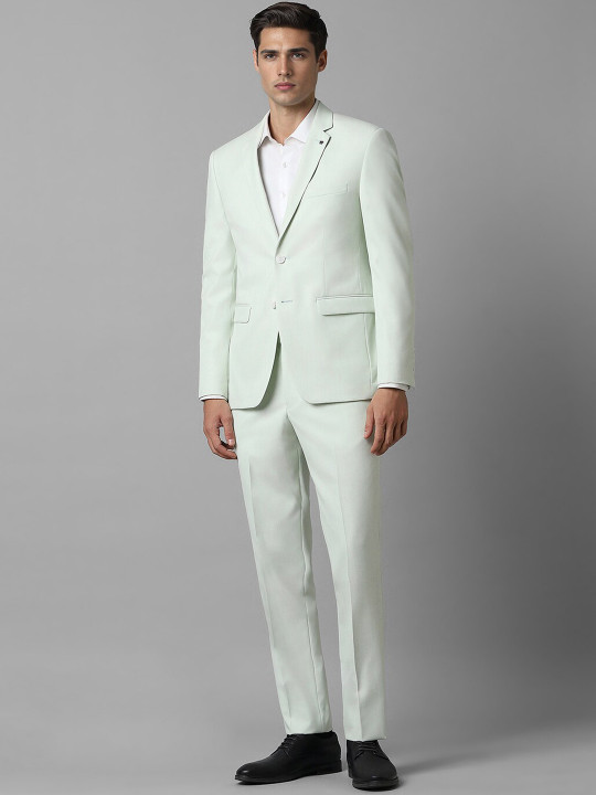 Louis Philippe Slim-Fit Single-Breasted Two-Piece Formal Suit