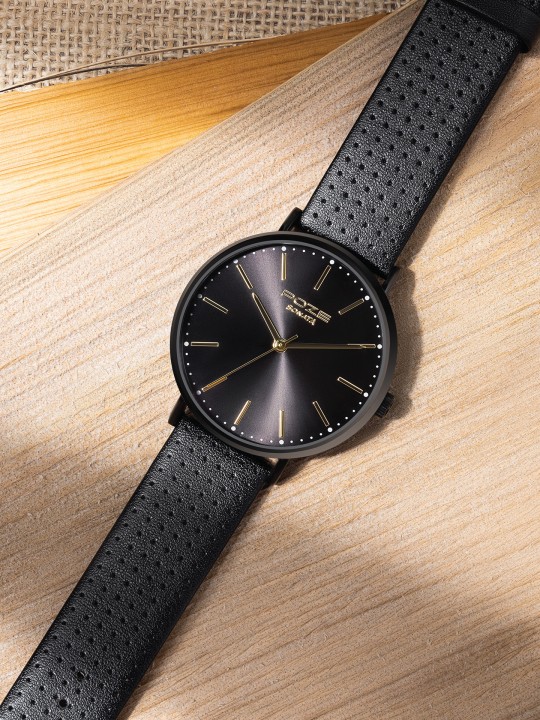 Poze Men Embellished Dial & Leather Straps Analogue Watch SP70025NL01W deal from myntra Poze Men Embellished Dial & Leather Straps Analogue Watch SP70025NL01W deal from myntra