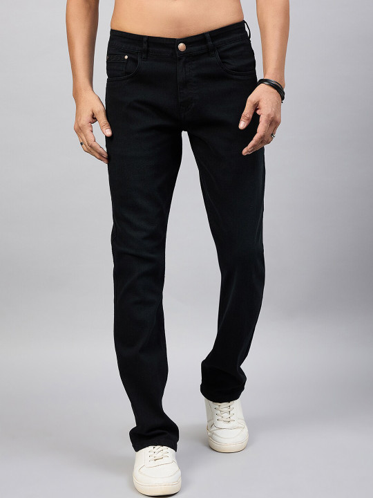 Club York Men Slim Fit Clean Look Mid-Rise Cotton Jeans