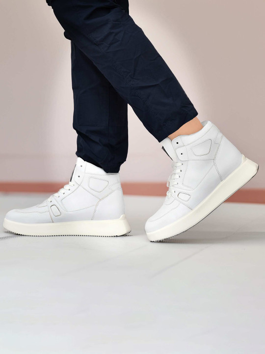 Eego Italy Men Colourblocked High Top Sneakers