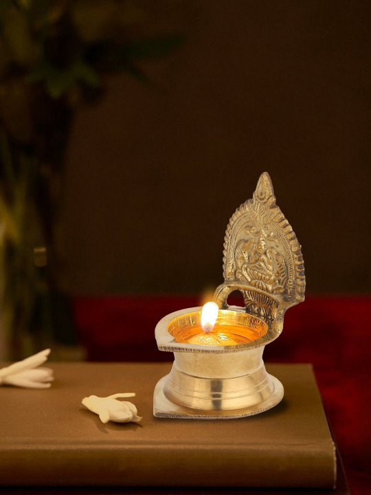 DOKCHAN Brass Easy to Clean Diwali Diyas