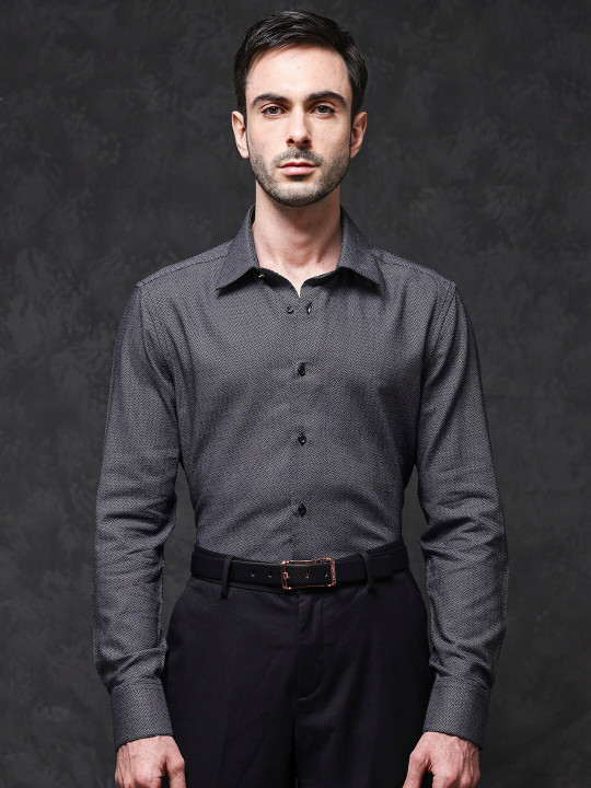 RARE RABBIT Men Veslo Regular Fit Classic Shirt