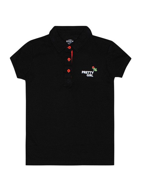 DYCA Girls Polo Collar T-shirt