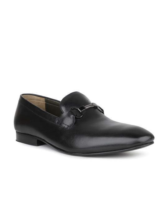 ATESBER by Inc.5 Men Buckle Detailed Formal Slip-On Shoes