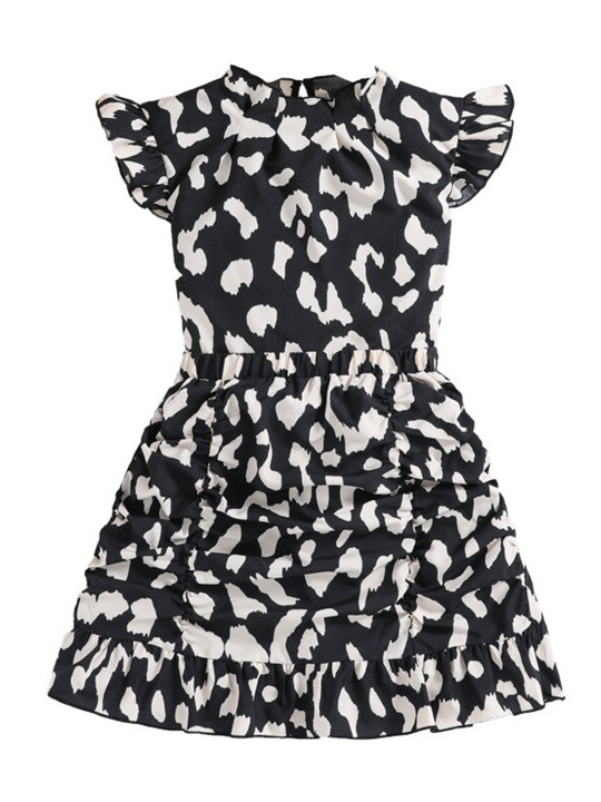 StyleCast x Revolte Girls Short Sleeves Printed Top with Skirt