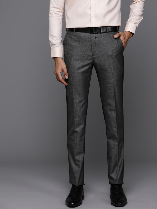 Raymond Men Slim Fit Formal Trousers
