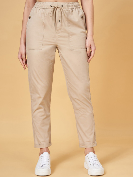 Honey by Pantaloons Women Regular Fit Cotton Track Pants