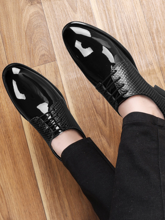 Bxxy Men Textured Formal Derbys