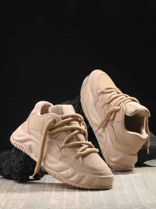 Men Textured Sneakers deal from myntra