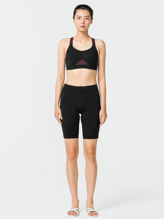 Decathlon NABAIJI Women Black Quick-Dry Swimming Shorts