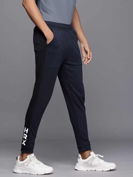 HRX by Hrithik Roshan Men Lifestyle Brand Logo Printed Terry Joggers