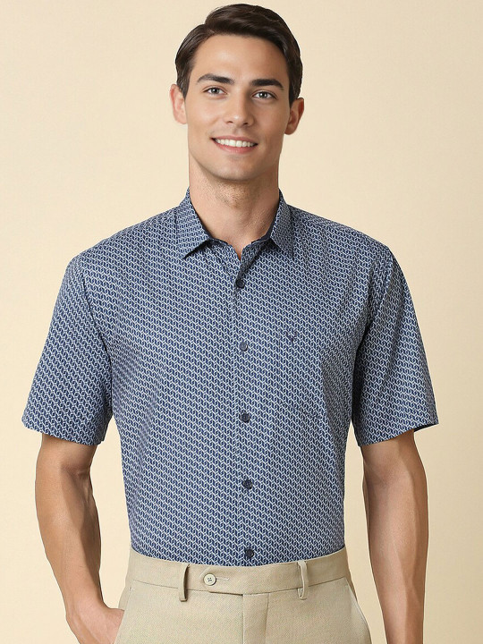 Allen Solly Slim Fit Cotton Printed Formal Shirt