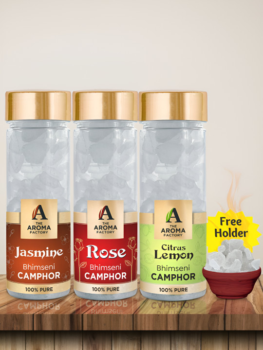 The Aroma Factory Camphor 3 Piece Scented Camphor