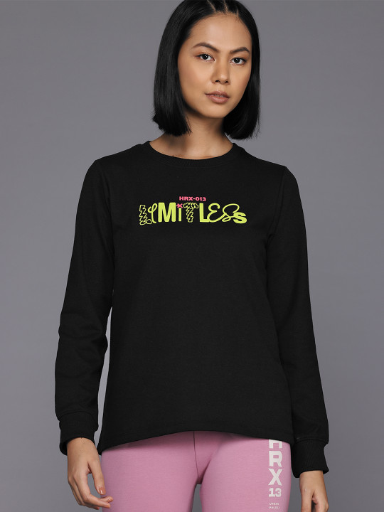 HRX by Hrithik Roshan Printed Lifestyle Sweatshirt