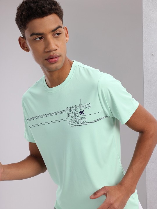 HRX by Hrithik Roshan Men Typography Printed Rapid-Dry Running T-shirt