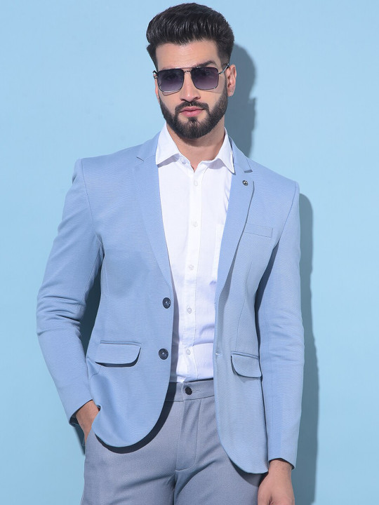 Crimsoune Club Slim-Fit Notched Lapel Single Breasted Blazer