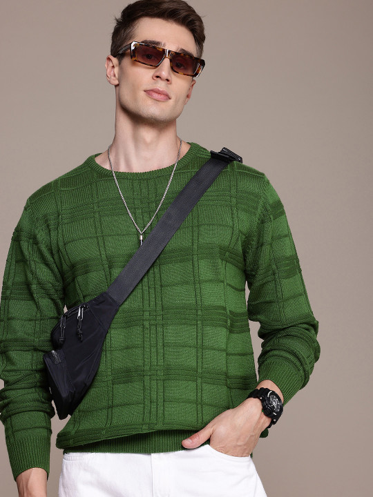 Roadster The Life Co. Self Checked Pullover