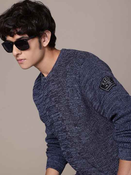 Roadster The Lifestyle Co. Knitted Acrylic Pullover