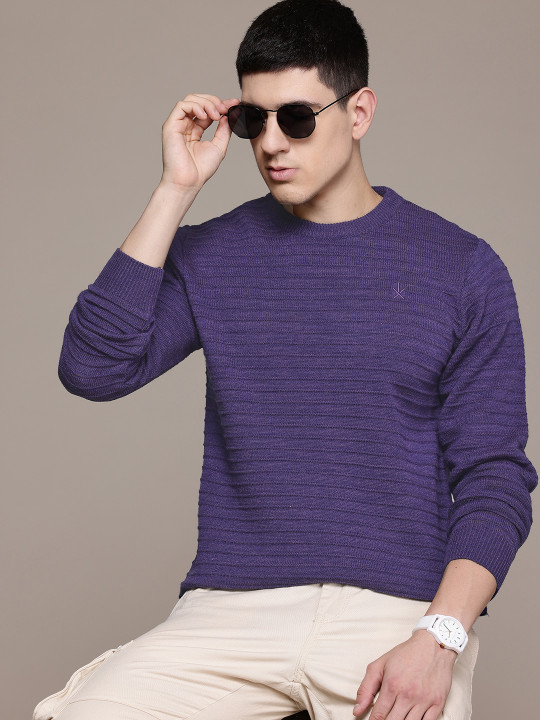 Roadster The Lifestyle Co. Self-Striped Pullover