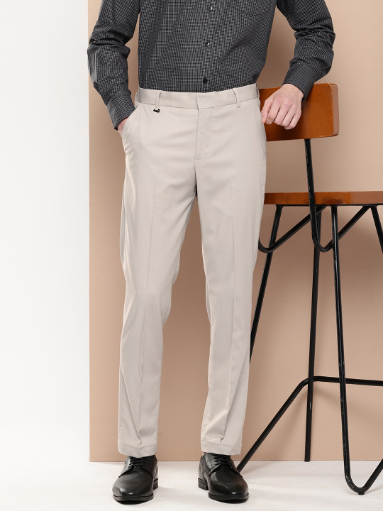 INVICTUS Men Slim Fit Formal Trousers