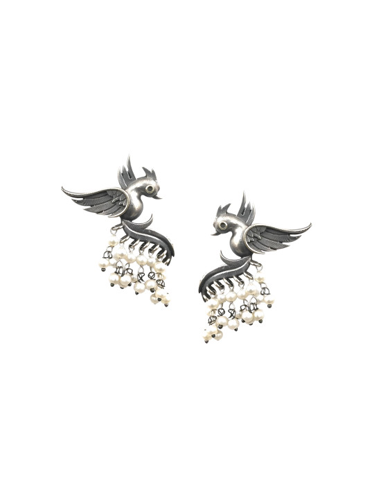 Dulcett Silver-Plated Classic Drop Earrings