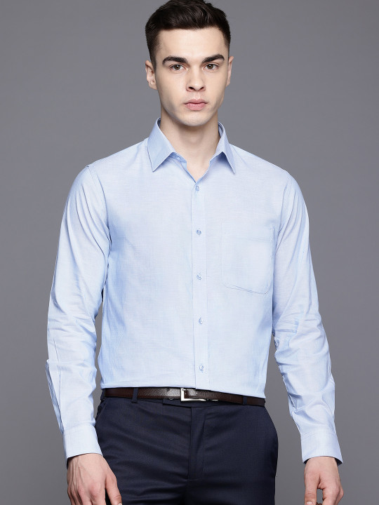 Raymond Men Slim Fit Pure Cotton Formal Shirt