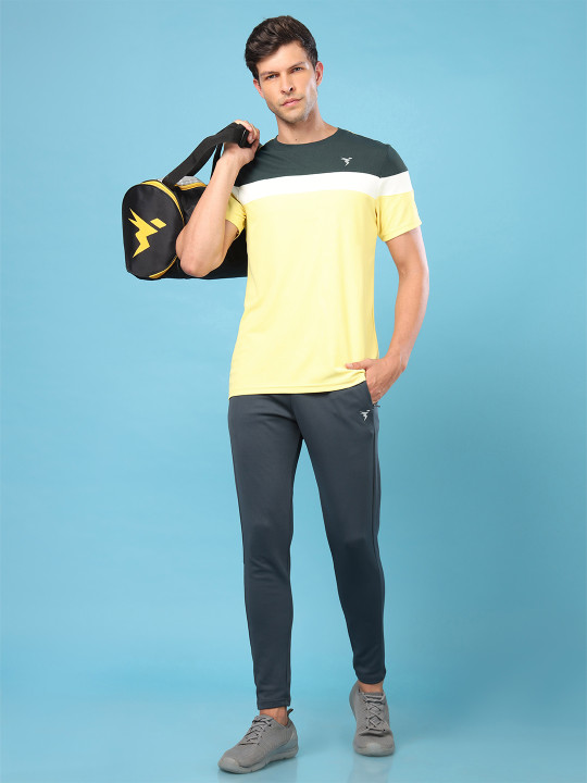 Technosport Men Active Colorblock T-shirt